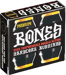 BONES BUSHINGS (JEU DE 4 GOMMES) MEDIUM BLACK