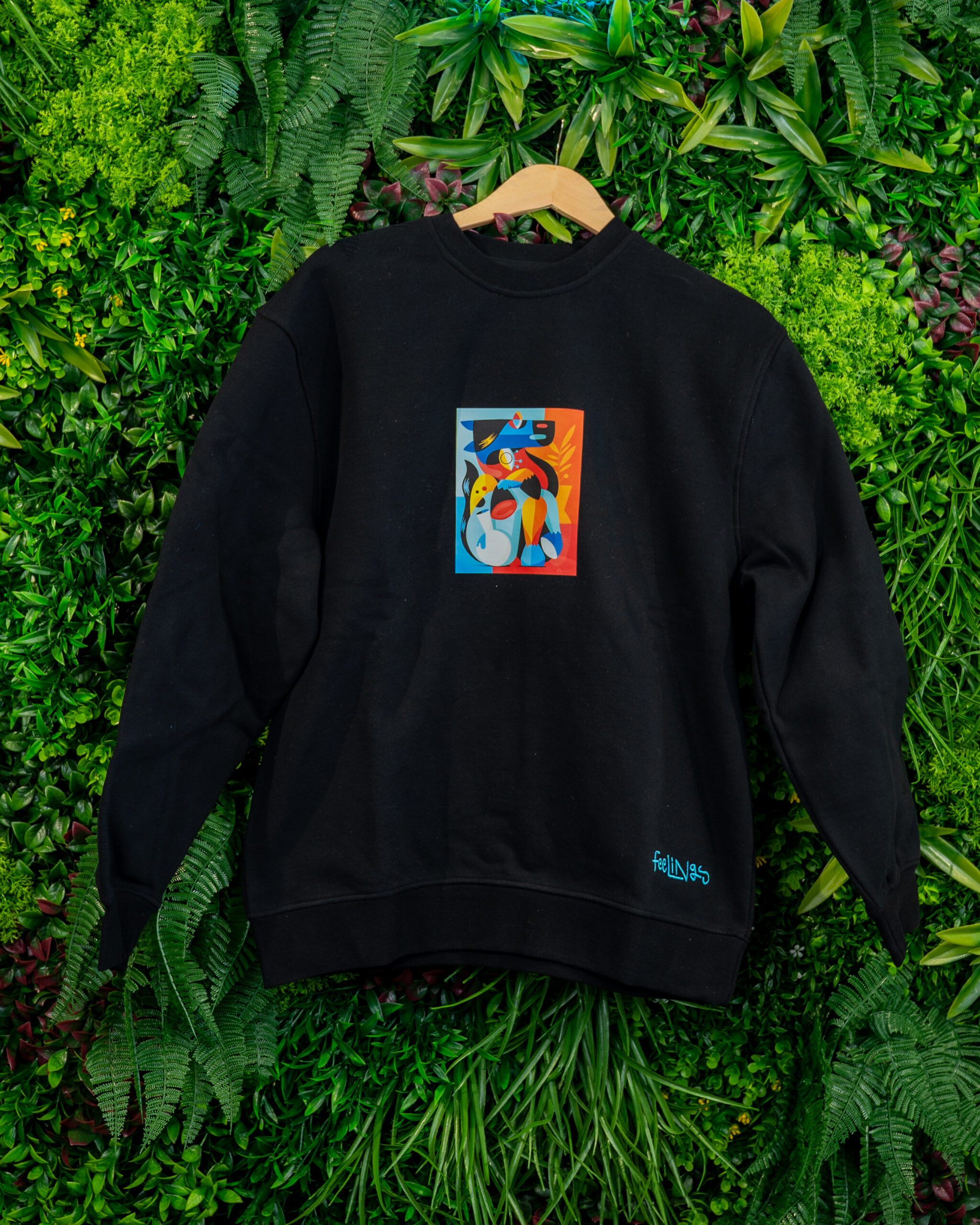 Caballo Crewneck Sweatshirt Black