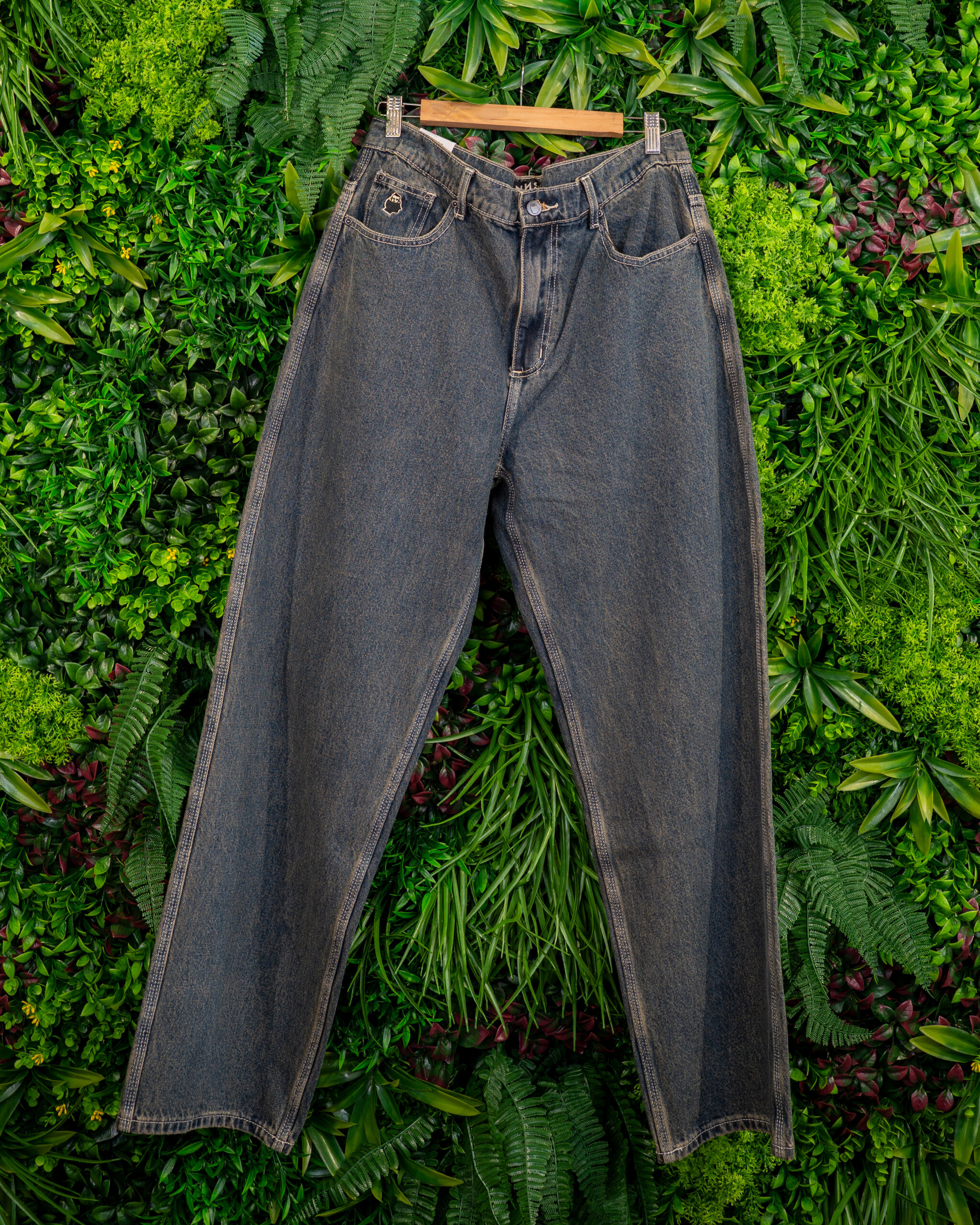 NONSENSE PANT BIGFOOT DENIM DIRTY BLUE