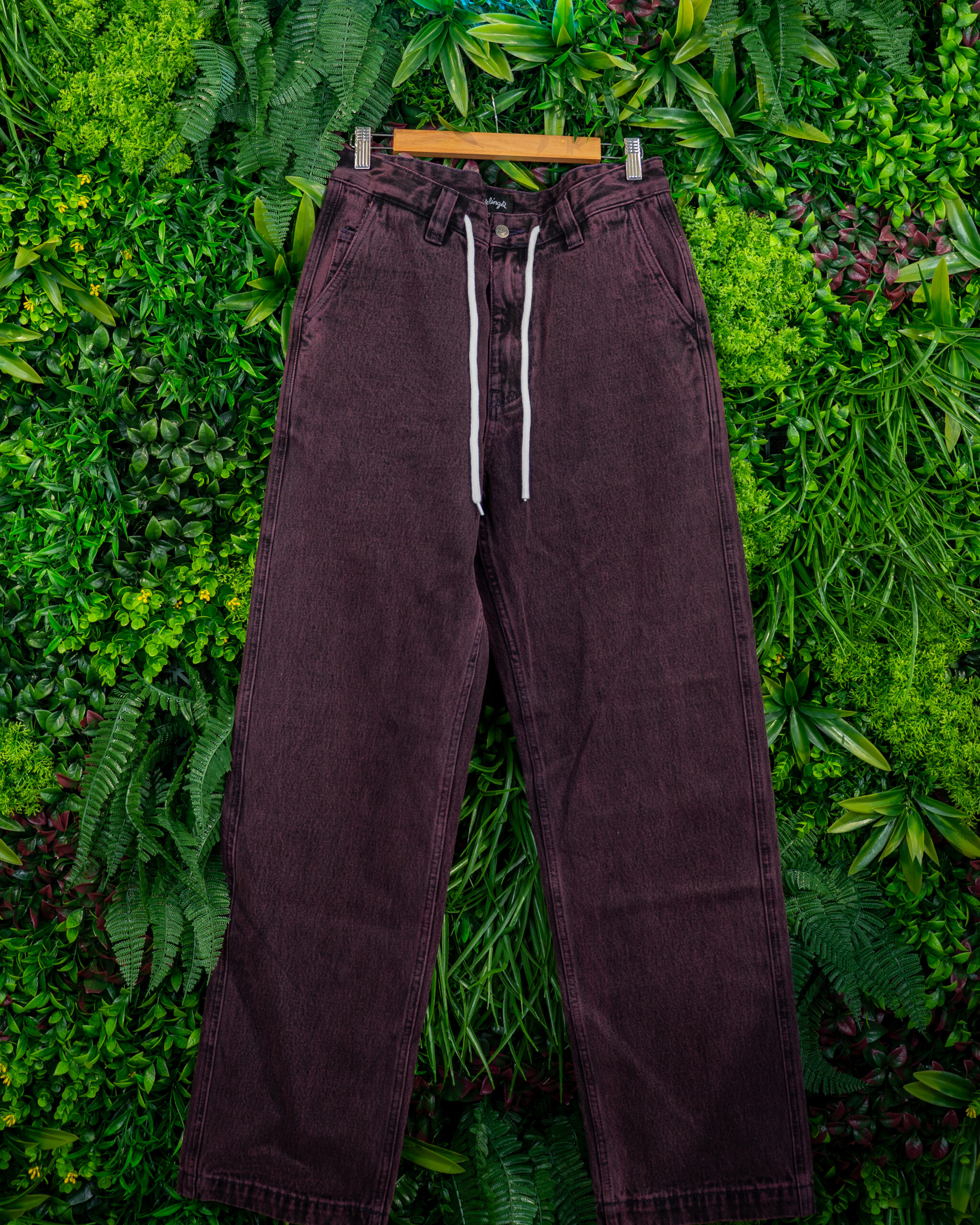 JEAN MAKER PANTS PURPLE DENIM ANDFEELINGS