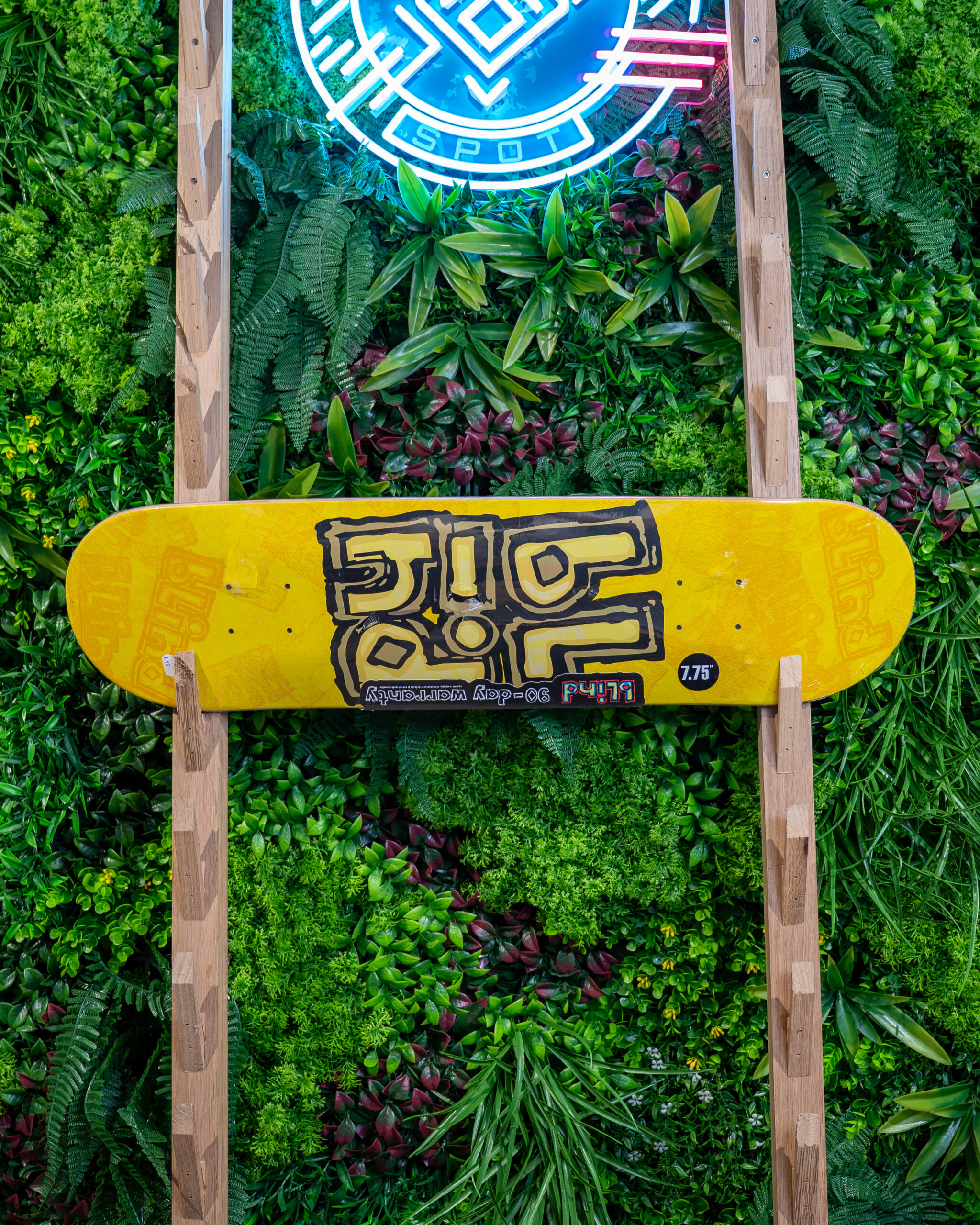 Deck OG Stack Stamp RHM Yellow 7.75" BLIND Skateboard