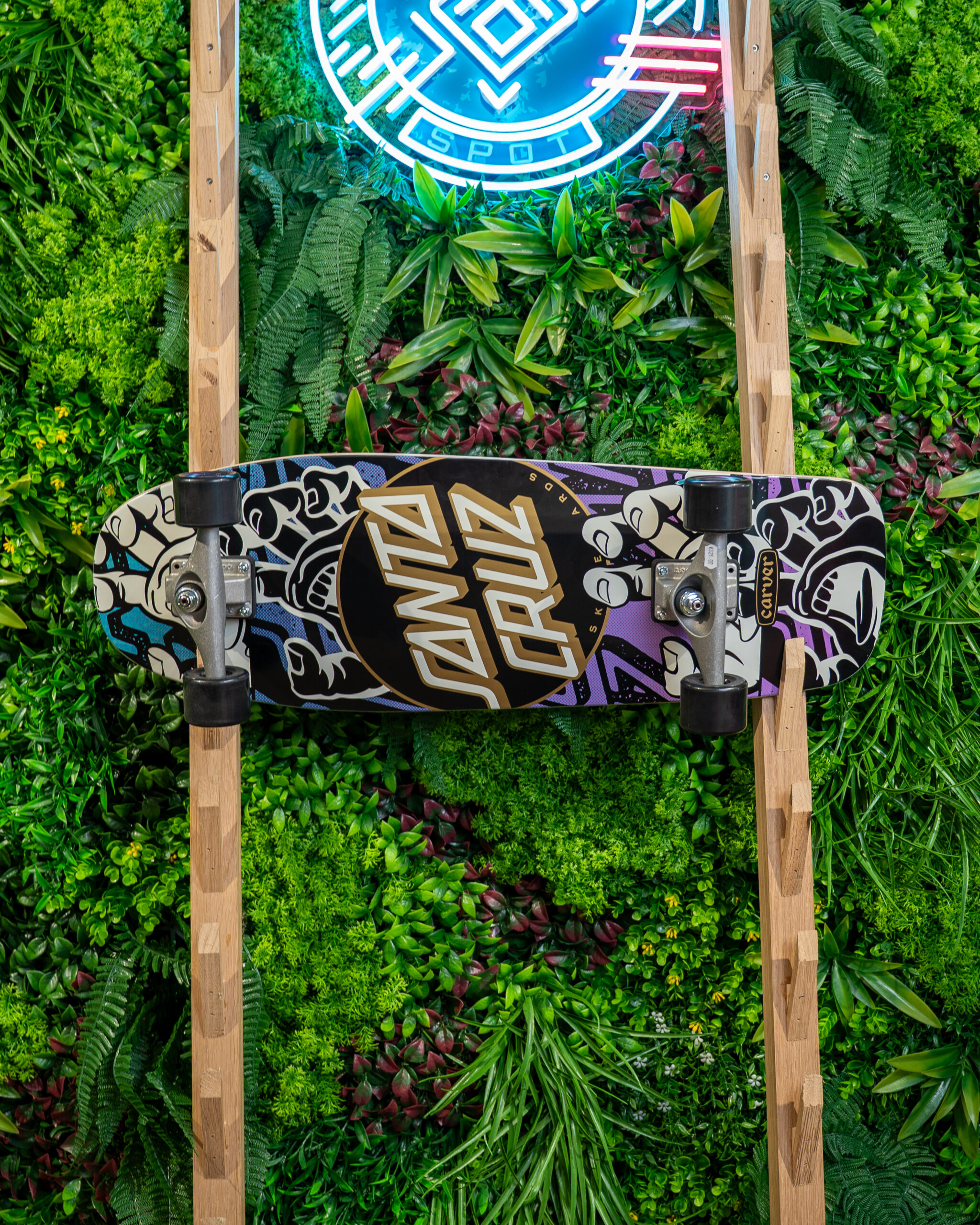 SANTA CRUZ COMPLETE CRUISER HANDLED DOT 9.8 X 30.2 CARVER