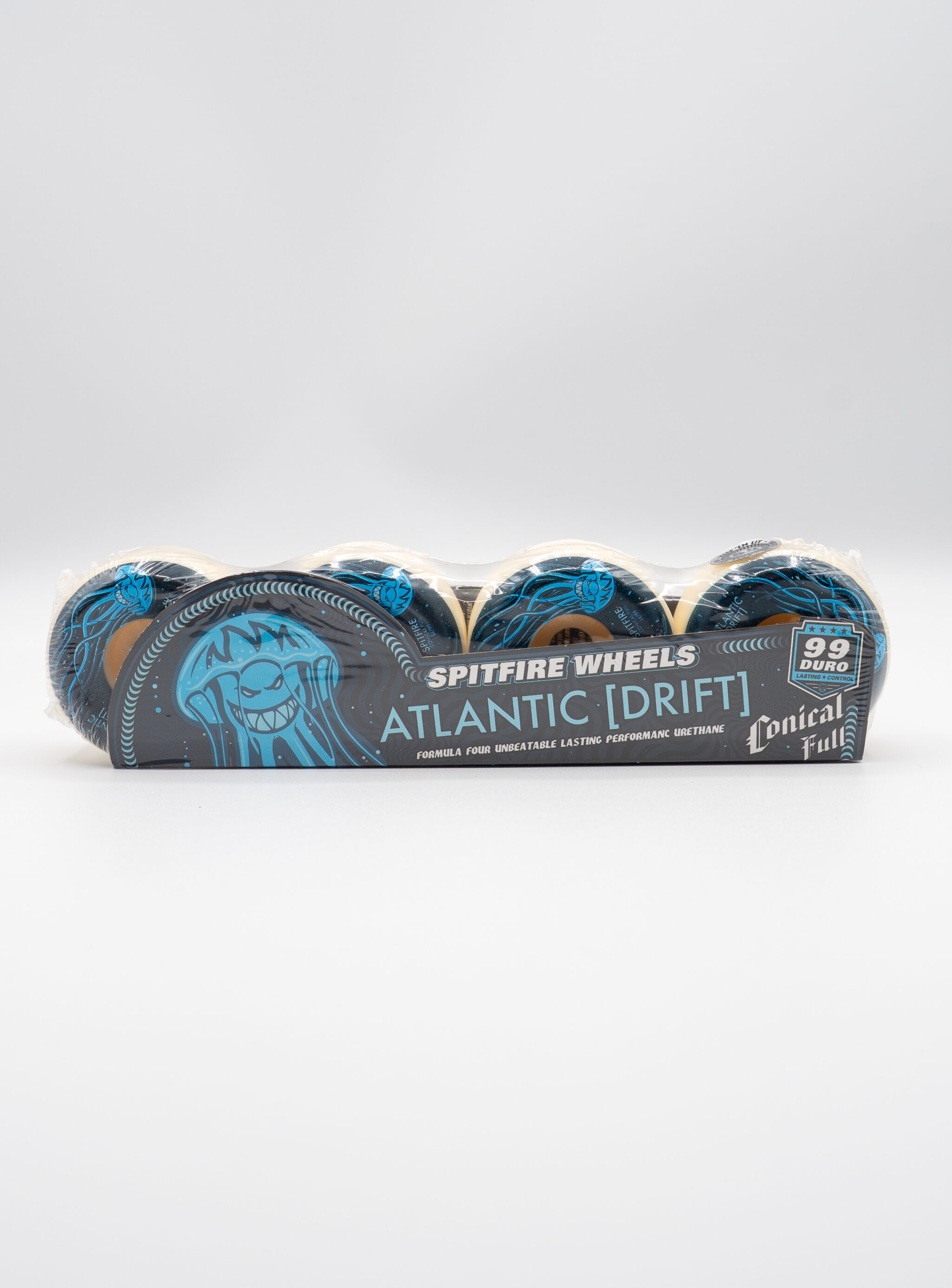 SPITFIRE WHEELS (JEU DE 4) 54MM F4 99 CONICAL FULL ATL DRIFT