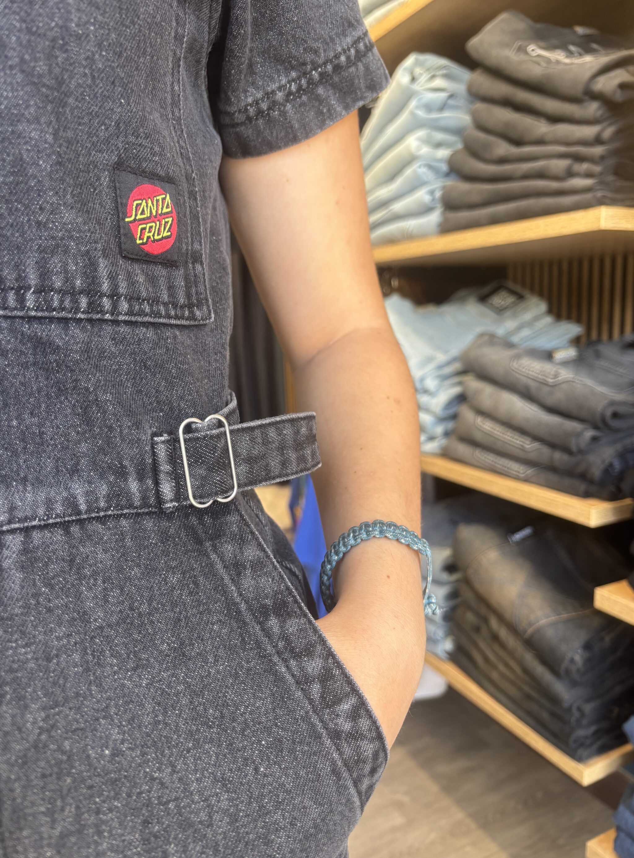 LINE UP UTILITY JUMPSUIT BLACK WASH